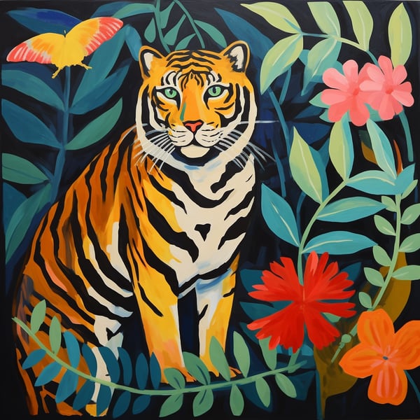 Tiger Print, Animal Print, Fine Art Print,  Wall Art, Artwork, Home Decor,