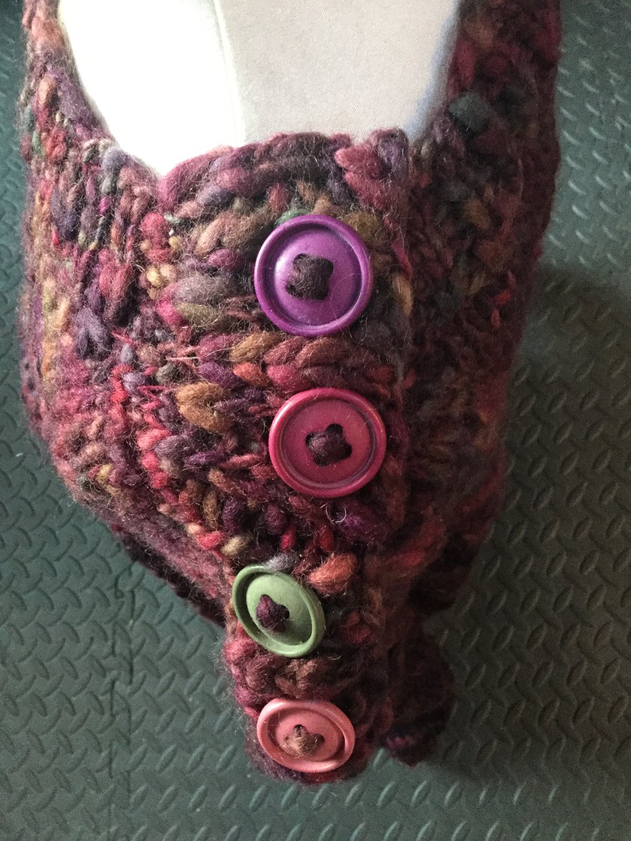 MoBair Midi Wool Hand Dyed Hand Knitted Jumper