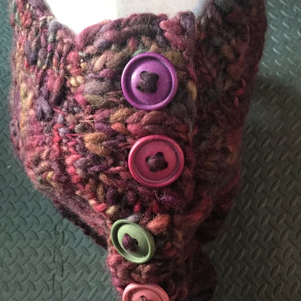 MoBair Midi Wool Hand Dyed Hand Knitted Jumper