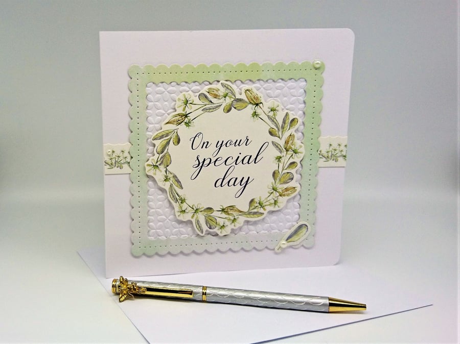 On Your Special Day Birthday Wedding Anniversary Milestone Card  FREE P&P U.K. 