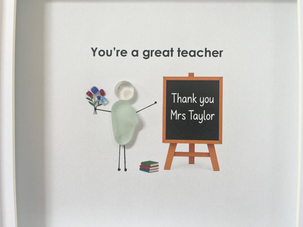 Personalised Thank you Teacher Card