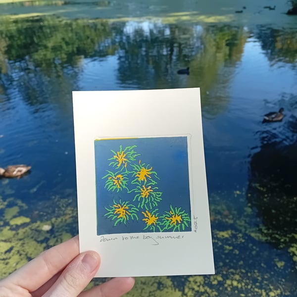 Sphagnum Obtusum Reduction Print