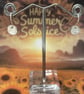 Circle round the Sun - Sunflower Mandala dropper earrings - Sterling Silver 