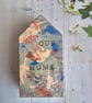'Black raven' mixed media mini wooden house decoration - Image 7