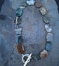 Charming Sea Jasper Choker Necklace. Silver 925 A Serene Touch of the Ocean - Image 1