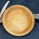 Maple Wood Eating Bowl with Milk Paint