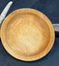 Maple Wood Eating Bowl with Milk Paint - Image 1