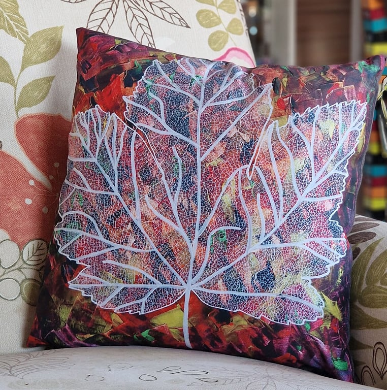 Leaf Tracery Cushion 