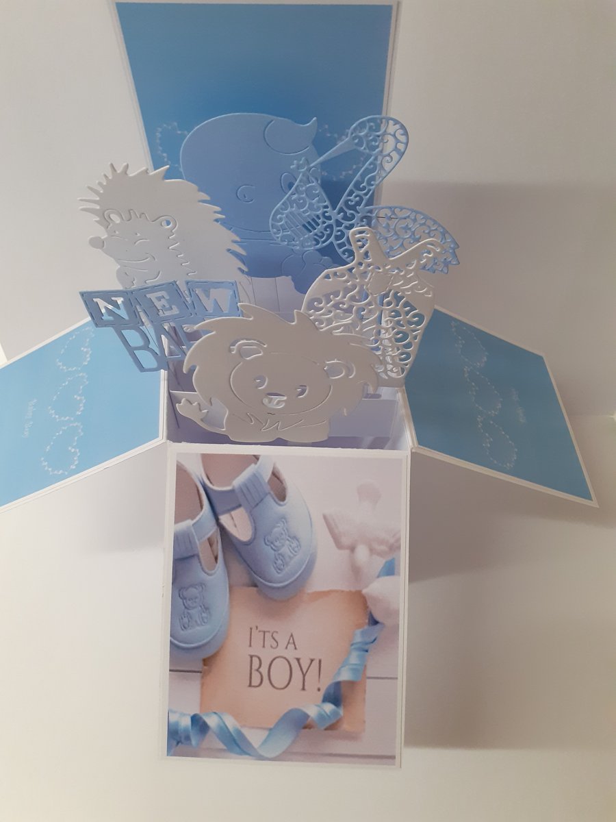 New Baby Boy Card