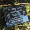 Personalised Grave Memorial Plaque Grave Marker Headstone