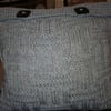 Hand knit cushion cover 