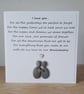 Pebble Art Anniversary Card: Handmade Keepsake