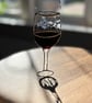 Everlasting Red Wine suncatcher in stained glass - Image 2