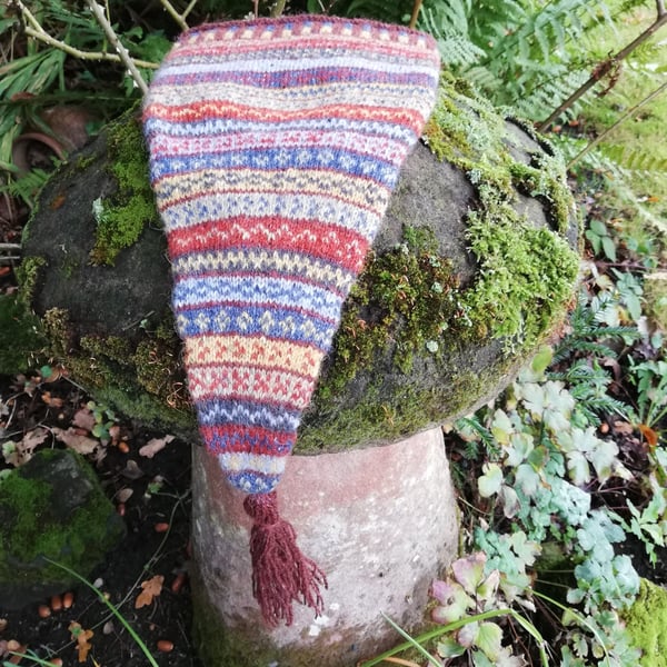 Pattern: Bram's Long Pixie Hat