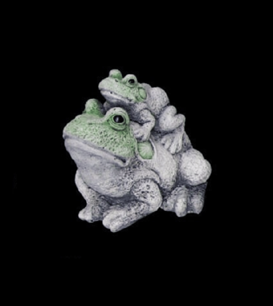 Stone Frog and Baby