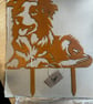 Border Collie Metal Garden Stake, Rusted Steel Dog Silhouette Decor 30cm - Image 2
