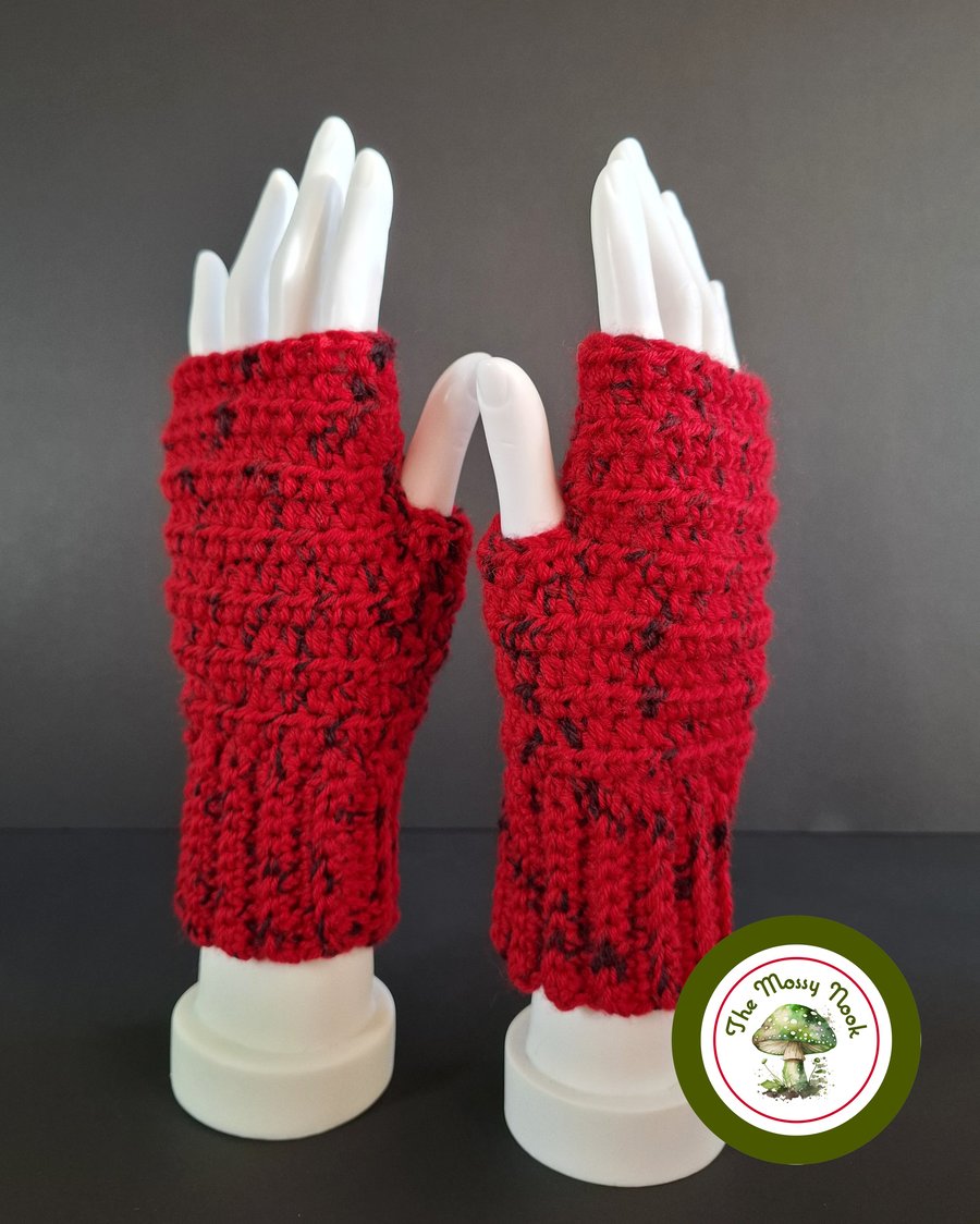 Wool and Cashmere Fingerless Mittens. Super Soft. Handmade Wrist Warmers.