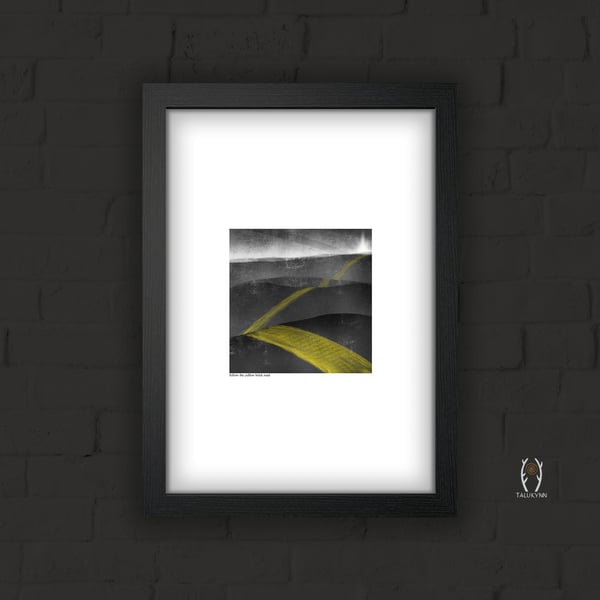 Yellow Brick Road - Illustration - Wonderful Wizard of Oz Art Print