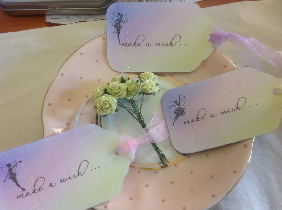 Make A Wish Warm Fairy Tags - set of 10