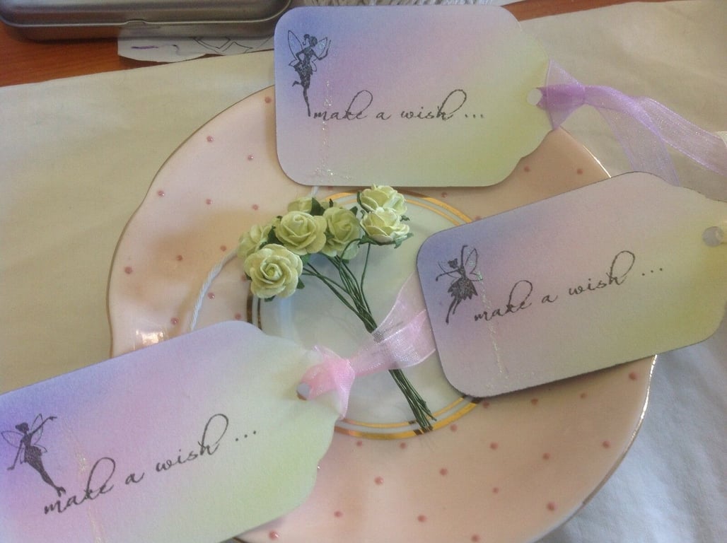 Make A Wish Warm Fairy Tags - set of 10