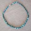 Mother of Pearl Teal Necklace