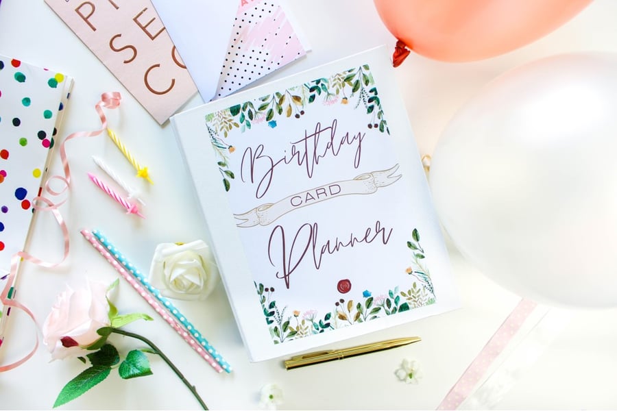 Birthday Card Planner- Card Organiser - Birthday Planner - Monthly Card Reminder