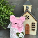 Fleur The Bride Piggy in a Blanket