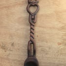 carved wooden lovespoon