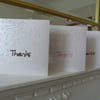 Pack of three Thank You Cards