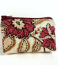 Small Purse, Coin Purse with Stylised Flowers - Image 5