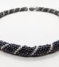 Coloured Glass Bead Choker with Screw Clasp - Image 1