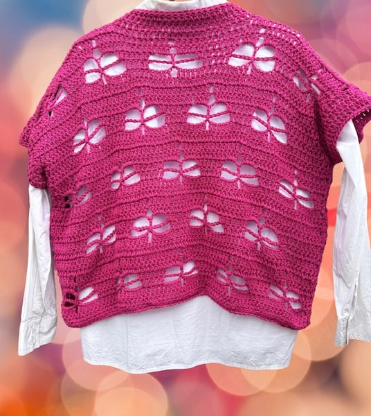 CROCHET PATTERN for Dragonfly Crochet waistcoat