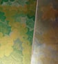 Christmas Gelli Printed Art Greeting Cards Set One Off Holly - Image 6