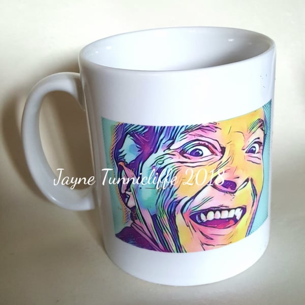 Kenneth Williams Carry On Laughing mug