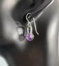 Silver and labradorite small dangle earrings  - Image 7