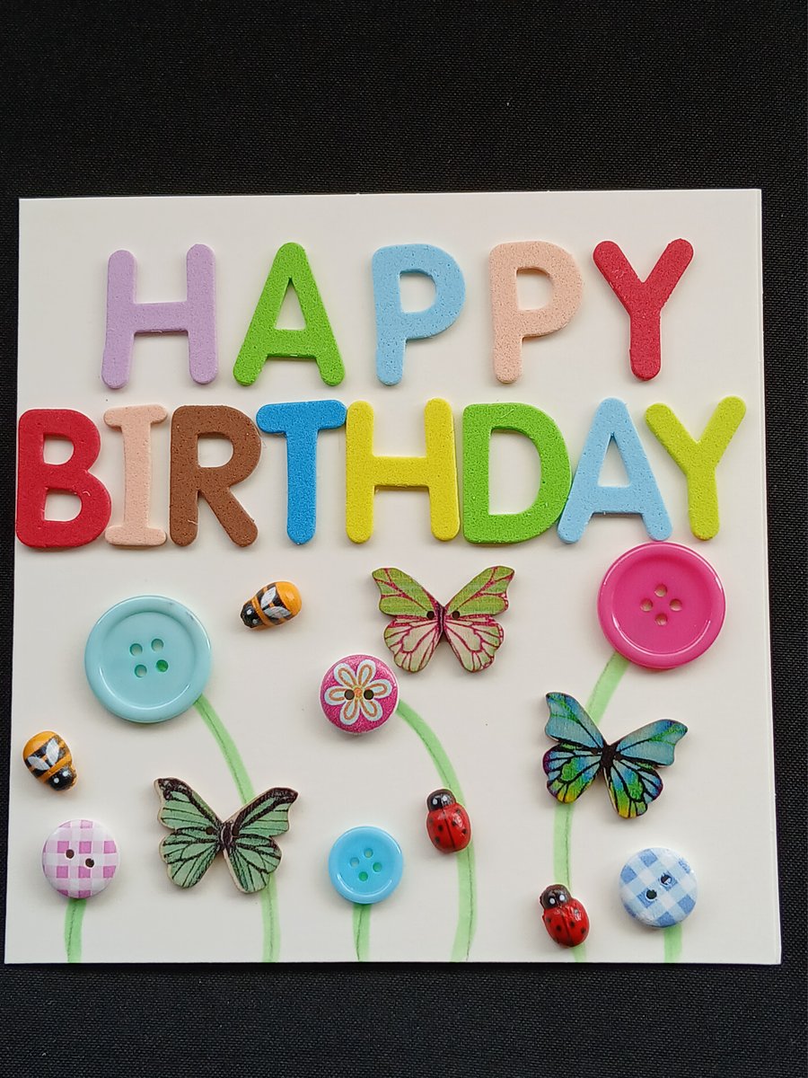 Handmade birthday card 