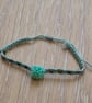 Braided Seed Bead Flower Bracelet,Cute Summer Accessory (STK-0001)  - Image 3
