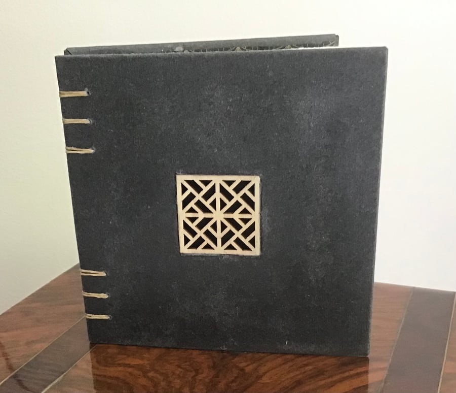 Handbound sketchbook or journal - black