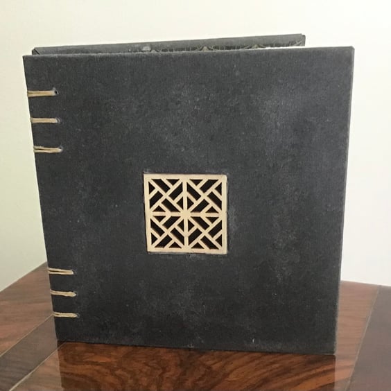 Handbound sketchbook or journal - black
