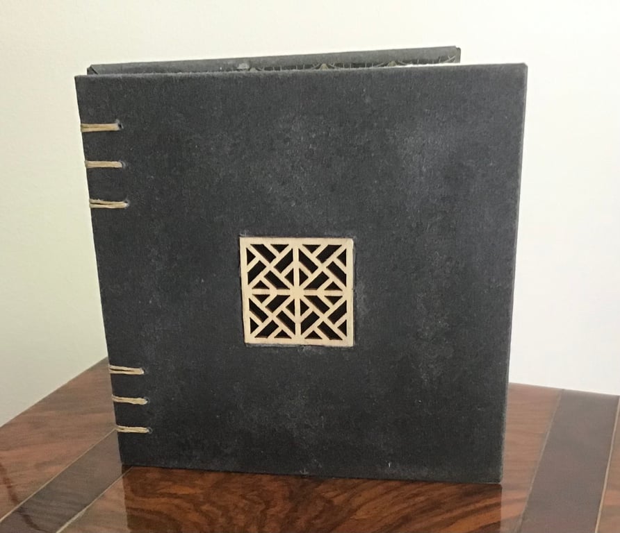 Handbound sketchbook or journal - black