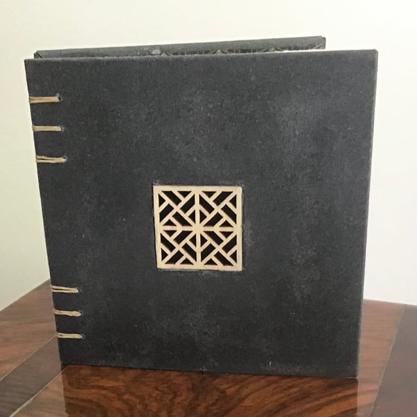 Handbound sketchbook or journal - black