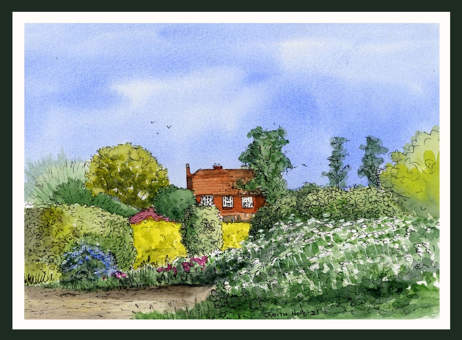 Steeple - Batts Farm in Batts Road Original Watercolour