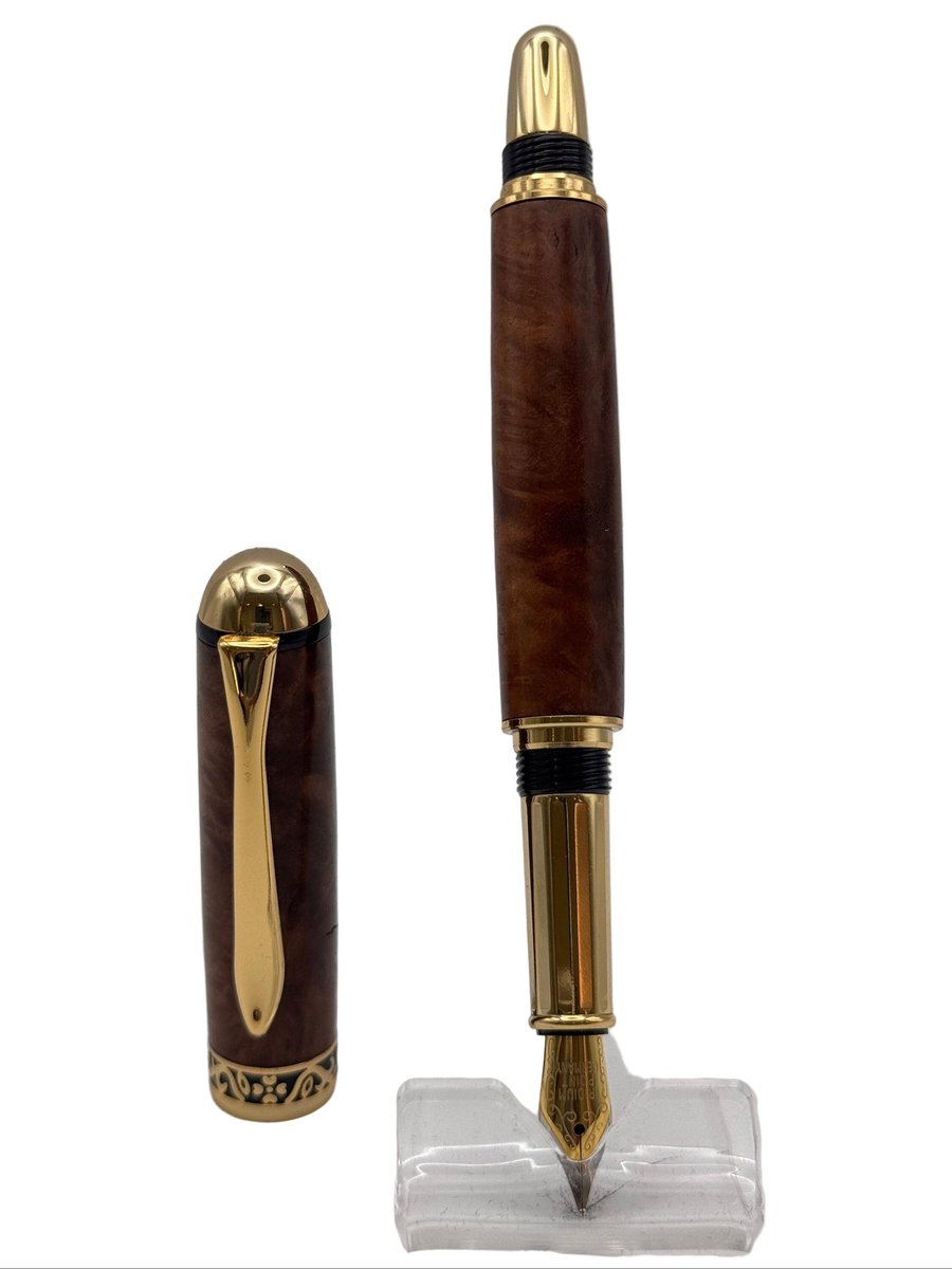 Canyon Fountain Pen - Kelat Burl