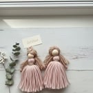 Set of 2 Handmade Guardian Angels with FREE UK Delivery - Delicate Keepsake Gift