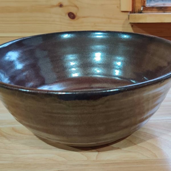 Burgundy bowl, ceramic bowl,