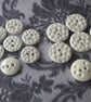 15mm Pearl Effect Flower DAISY Buttons - Image 3