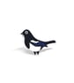 Magpie Brooch - Handmade - Image 4