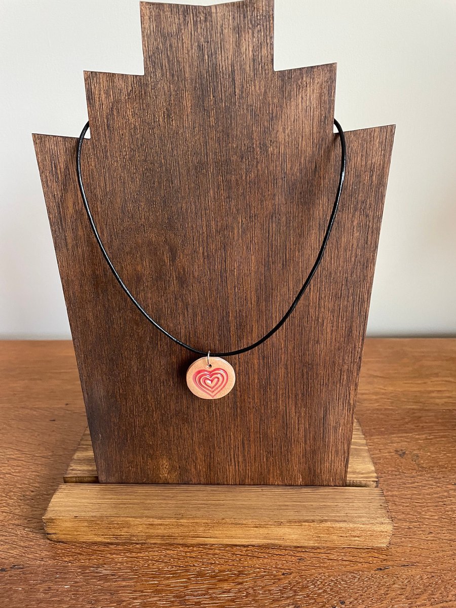 Summer Sale! Sweetheart ceramic pendant