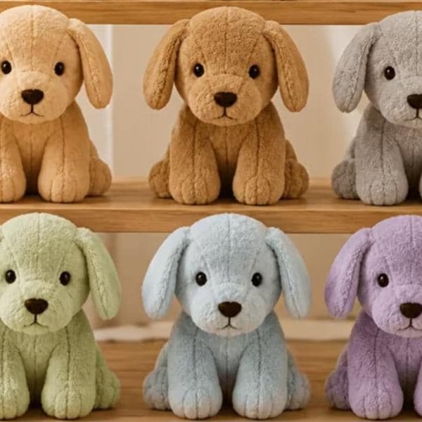 Cute Puppy Acrylic Sewing Template