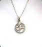 Silver mermaid money coin pendant  - Image 6